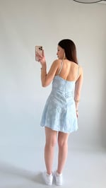 Pery Mini Dantel Elbise Bebe Mavisi