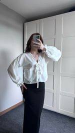 Pinterest Kalp Detay Gömlek Beyaz