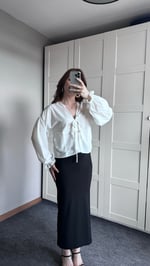 Pinterest Kalp Detay Gömlek Beyaz