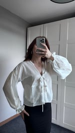 Pinterest Kalp Detay Gömlek Beyaz