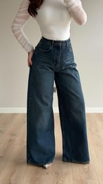 Quality Geniş Baggy Yeşil Tint Pantolon 