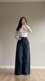 Quality Geniş Baggy Yeşil Tint Pantolon 