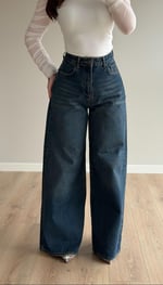 Quality Geniş Baggy Yeşil Tint Pantolon 