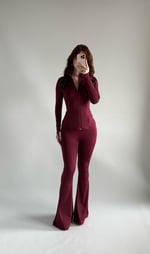 Rover Pantolon Hırka Takım Bordo