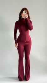 Rover Pantolon Hırka Takım Bordo