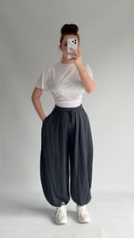 Şalvar Eşofman Oversize Gri