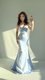 Selena Taşlı Fiyonk Abiye Bebe Mavisi