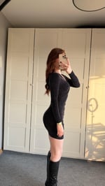 Simli V Yaka Bel Drapeli Mini Siyah Elbise