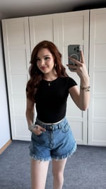 Siyah Sandy Tişört 