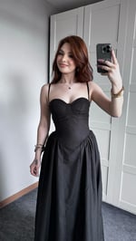 Sofia Siyah Elbise