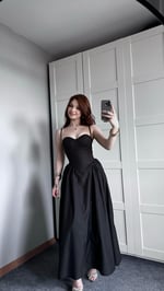Sofia Siyah Elbise