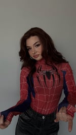 Spider Women Bodysuit Kırmızı