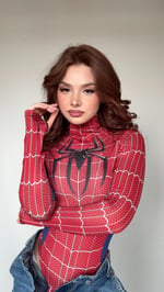 Spider Women Bodysuit Kırmızı