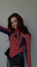 Spider Women Bodysuit Kırmızı