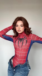 Spider Women Bodysuit Kırmızı