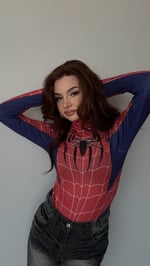 Spider Women Bodysuit Kırmızı