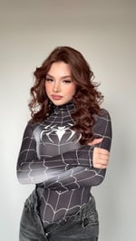 Spider Women Bodysuit Siyah