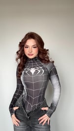 Spider Women Bodysuit Siyah