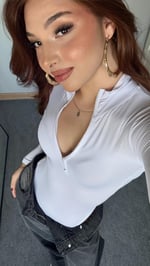 Sport Bodysuit Beyaz