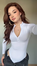 Sport Bodysuit Beyaz