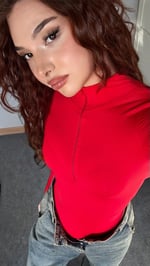 Sport Bodysuit Kırmızı