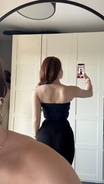 Straplez Fitilli Crop Lacivert 
