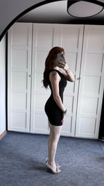 Tek Omuz Bel Ve Omuz Büzgülü Mini Siyah Elbise