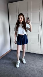Tennis Şort Etek İndigo Mavi