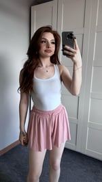 Tennis Şort Etek Pembe
