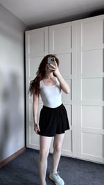 Tennis Şort Etek Siyah