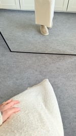 Triko Havlu Dokulu Elbise Ekru