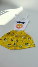 Tweety Şort Takım Sarı