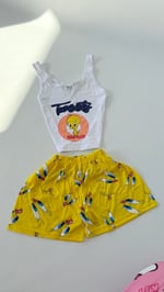 Tweety Şort Takım Sarı