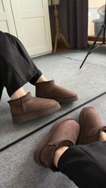 Ugg Bot Orta Taban Acı Kahverengi