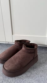 Ugg Bot Orta Taban Acı Kahverengi