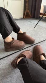 Ugg Bot Orta Taban Acı Kahverengi