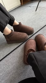 Ugg Bot Orta Taban Acı Kahverengi