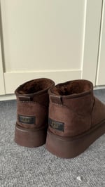 Ugg Bot Orta Taban Acı Kahverengi