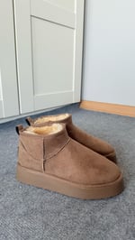 Ugg Bot Orta Taban Sütlü Kahverengi