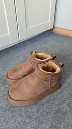 Ugg Bot Orta Taban Sütlü Kahverengi