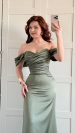 Veronica Abiye Haki Yeşil