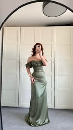Veronica Abiye Haki Yeşil