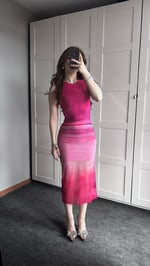 Vibe Pembe Elbise