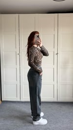 Vintage Staight Jean Pantolon