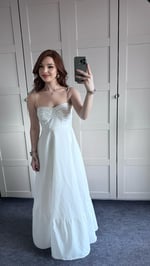 Violetta Beyaz Elbise 