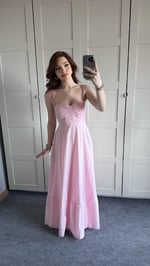 Violetta Pembe Elbise 