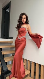 Voila Tarçın  Kristal Abiye