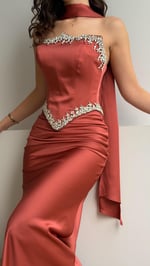 Voila Tarçın  Kristal Abiye
