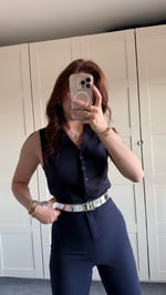 Ysl Gümüş Parlak Kemer