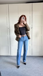 Ysl Kahverengi Deri Kemer